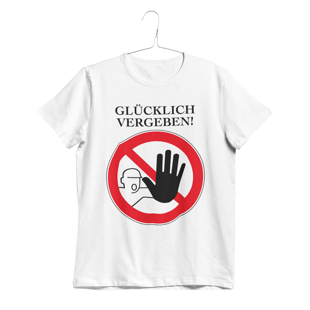341.1 STOP GLÜCKLICH VERGEBEN Bekleidung, T-shirt, Hemd