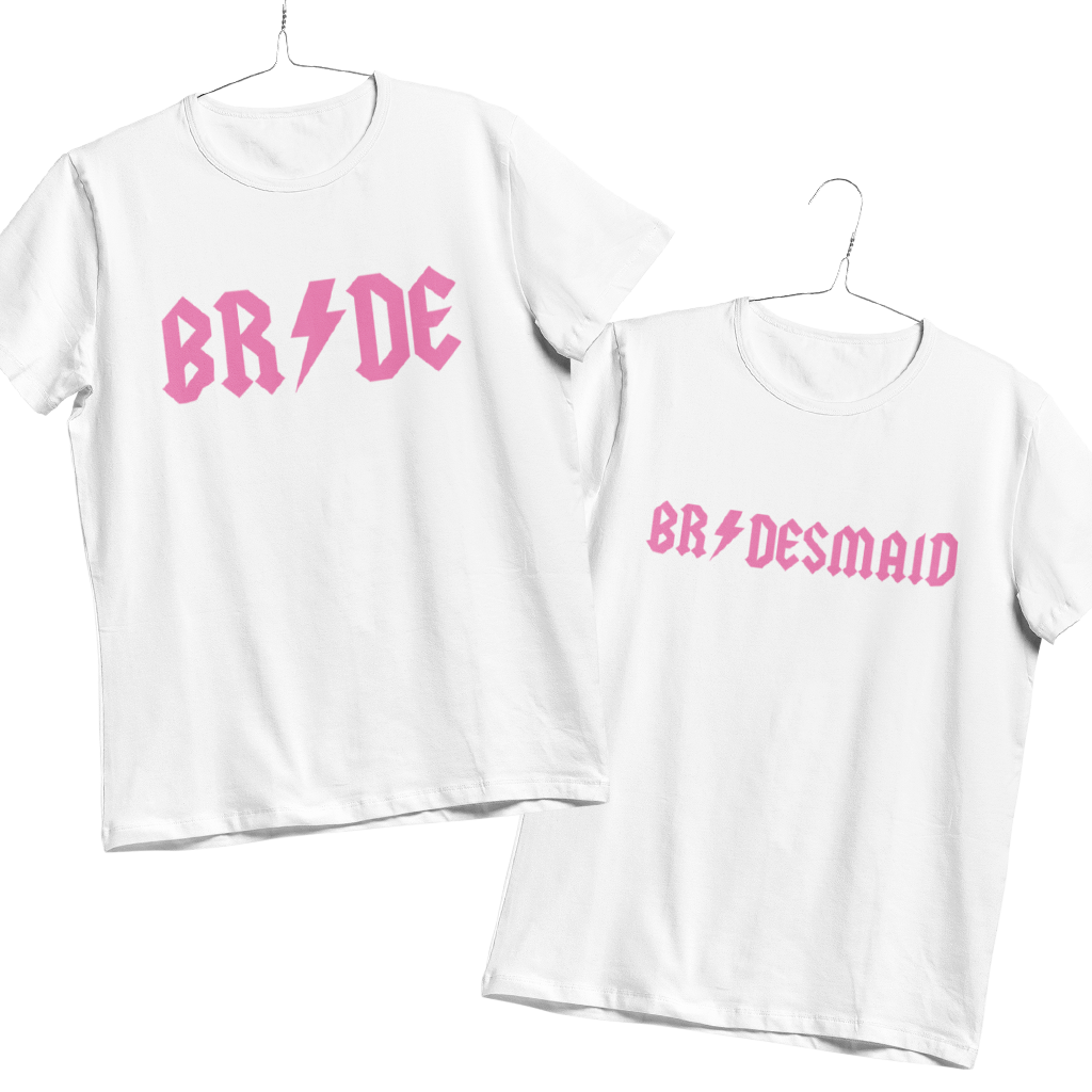 17.1 BRIDESMAID AC DC Bekleidung, T-shirt, Hemd
