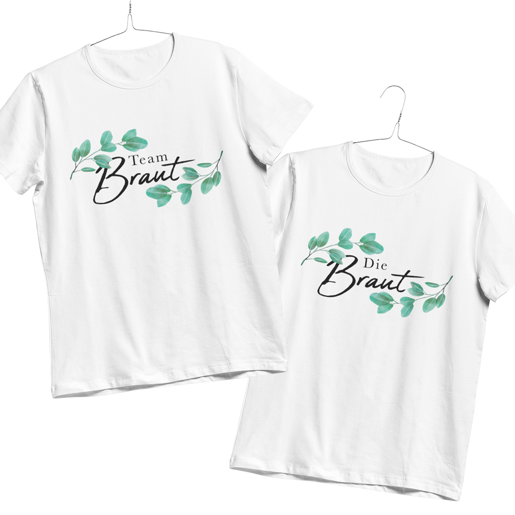 167.1 TEAM BRAUT EUKALYPTUS Bekleidung, T-shirt, Ärmel, Langer Ärmel, Hemd